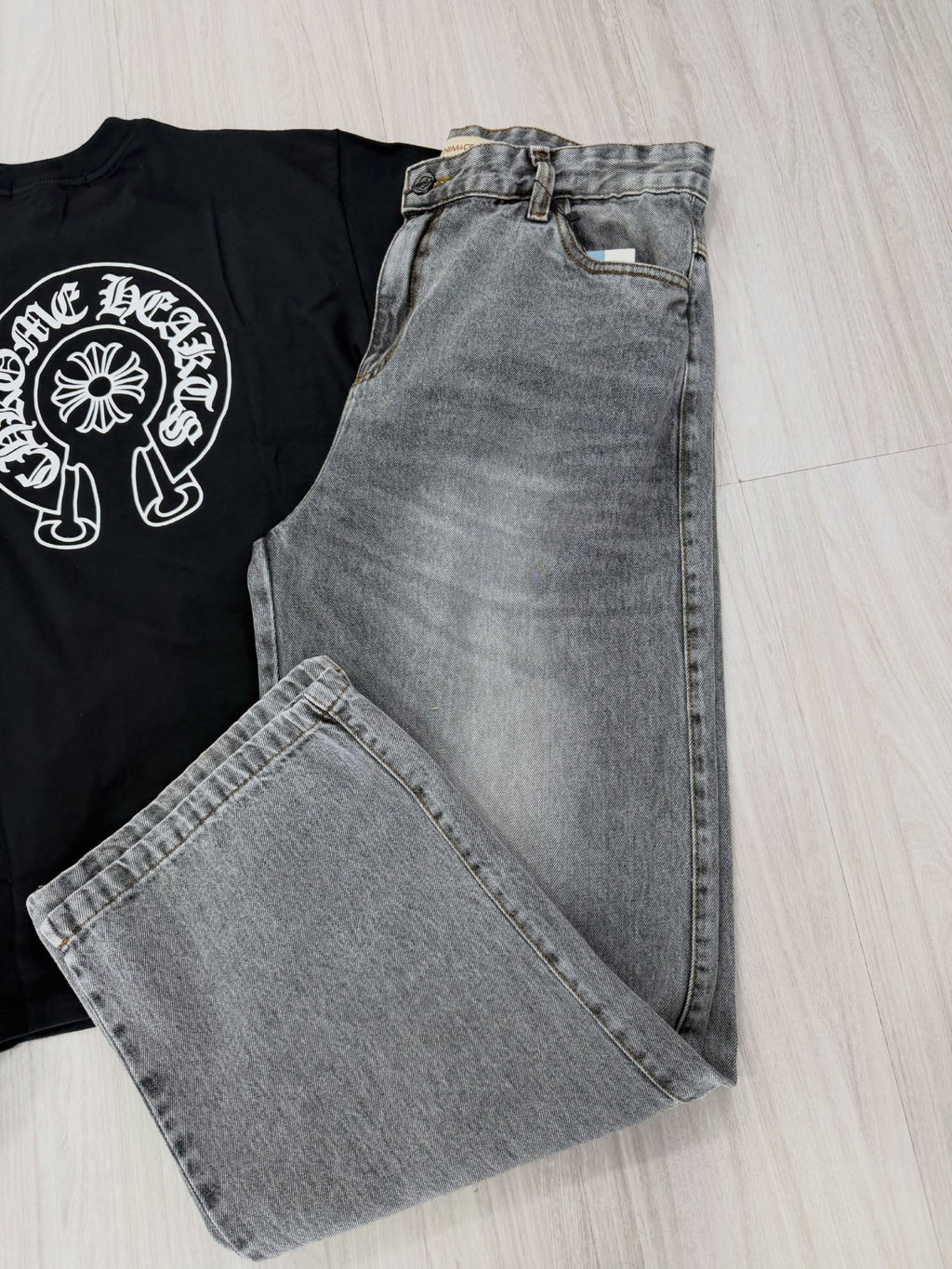 BAGGY JEANS X CHROME HEARTS