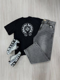 BAGGY JEANS X CHROME HEARTS