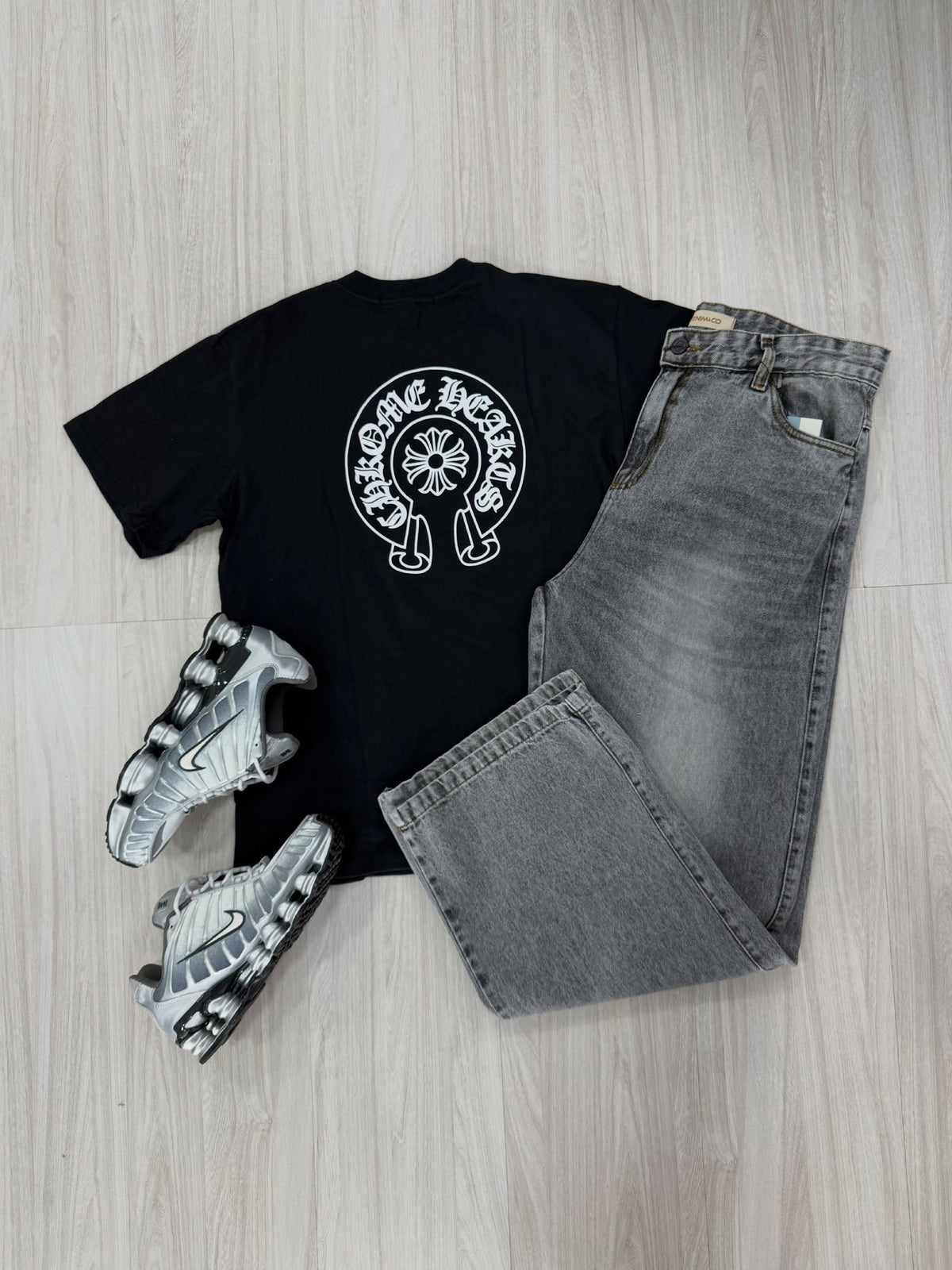 BAGGY JEANS X CHROME HEARTS