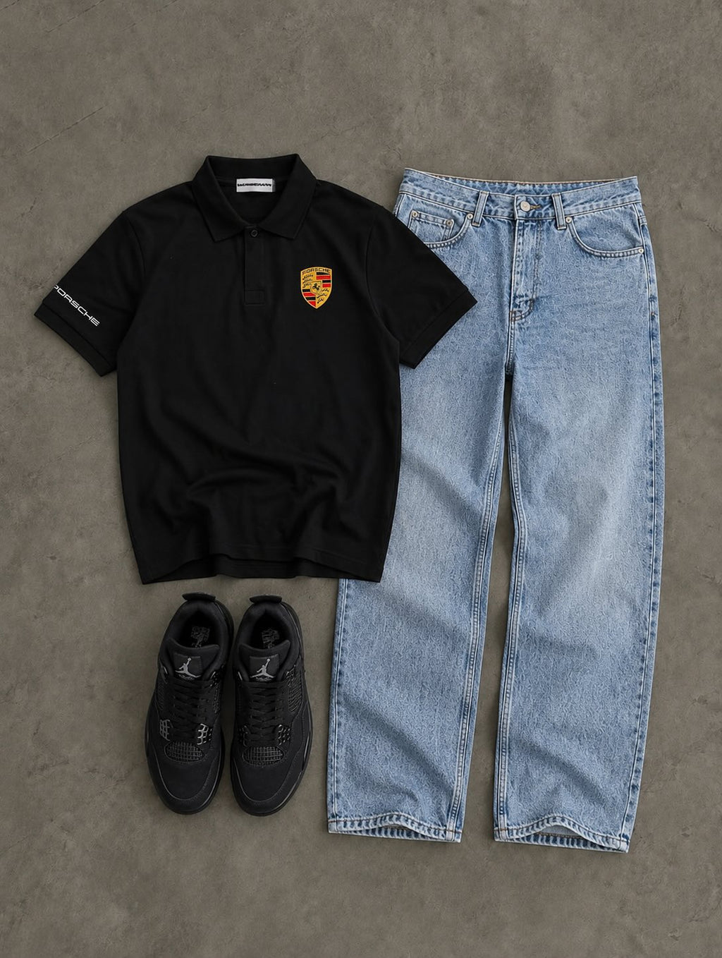 BAGGY JEANS X SHIRT
