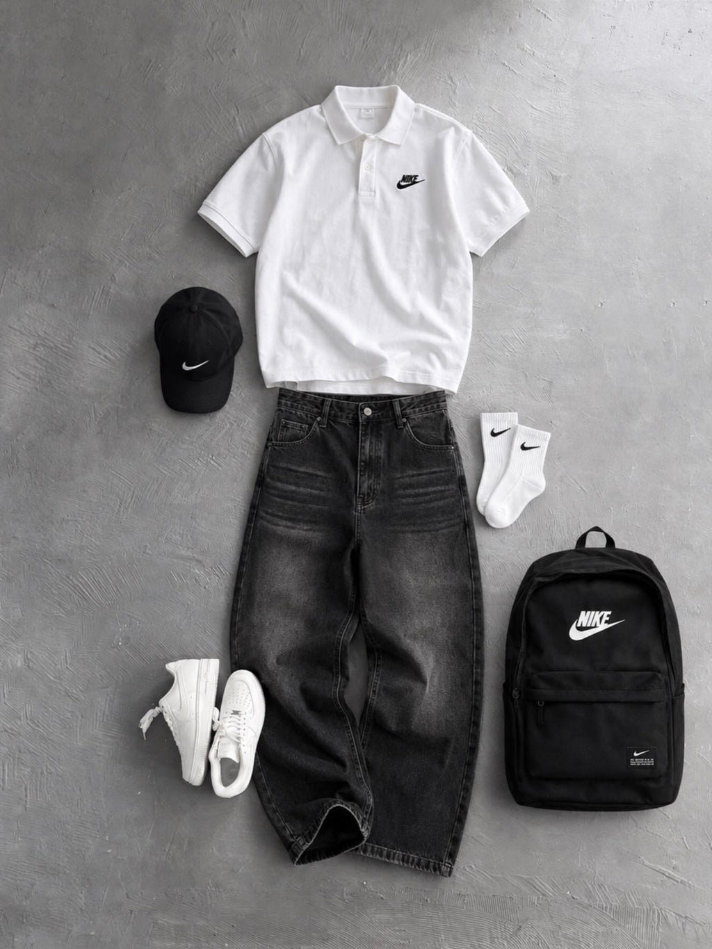 BAGGY JEANS X SHIRT