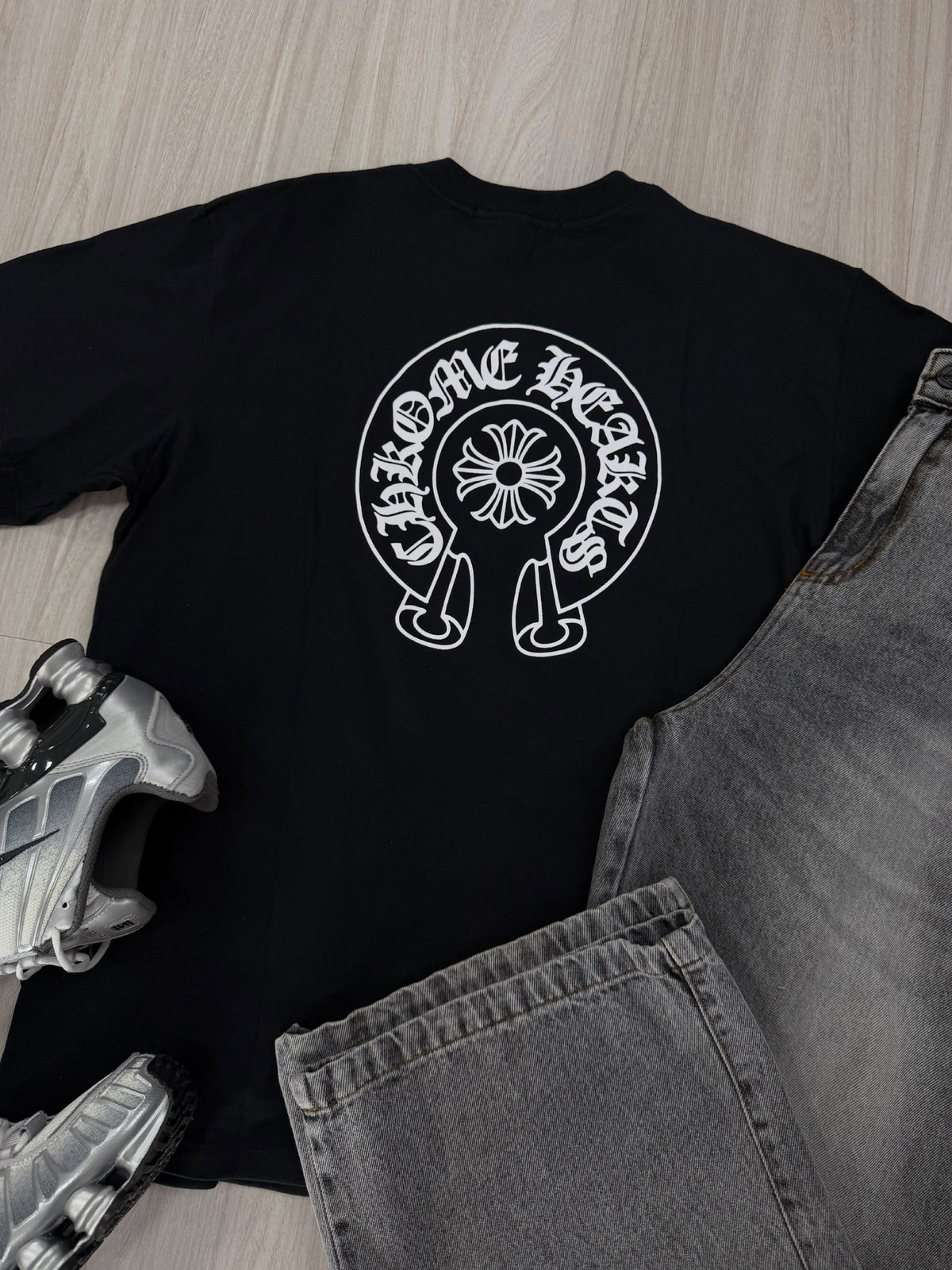 BAGGY JEANS X CHROME HEARTS